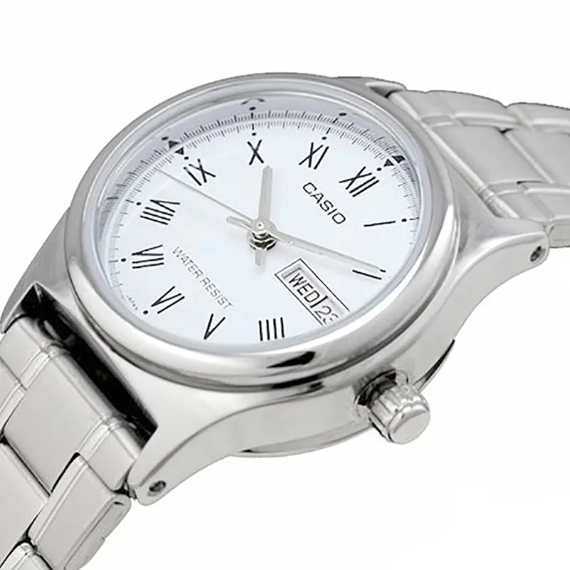 Casio Japan Quartz Enticer Light Blue Dial Ladies Watch- LTP-V006D-2B